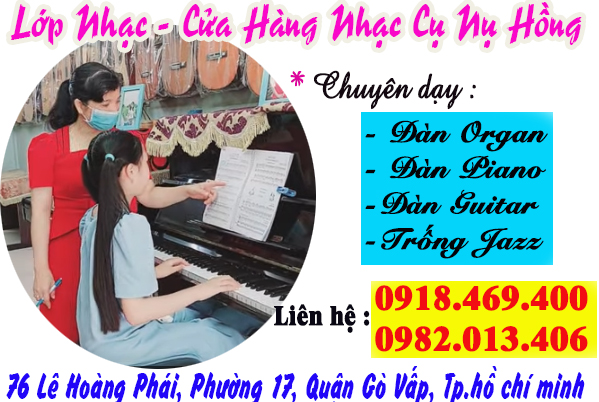 Học đàn piano hè 2025 tại gò vấp – Lớp Nhạc Nụ Hồng