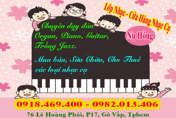 Học đàn piano hè 2025 tại gò vấp – Lớp Nhạc Nụ Hồng