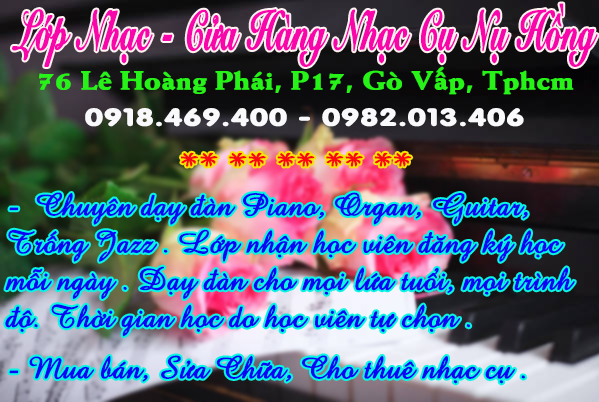 Học đàn piano hè 2025 tại gò vấp – Lớp Nhạc Nụ Hồng