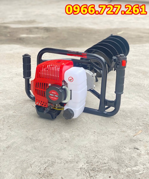 Máy khoan đào hố đất trồng cây động cơ 2 thì Yimoi tặng kèm mũi khoan