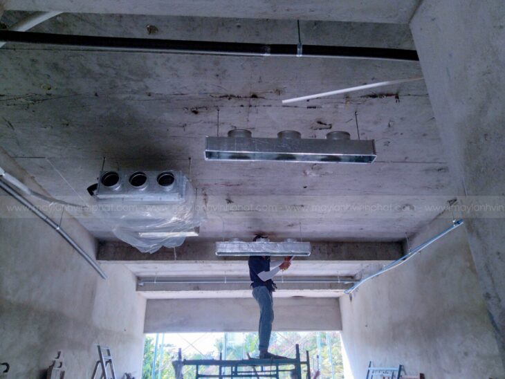 Điều hòa giấu trần nối ống gió và các loại gas được sử dụng phổ biến hiện nay