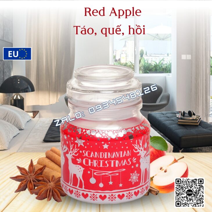 NẾN THƠM TINH DẦU BARTEK 130g, DECOR TRANG TRÍ, HỖ TRỢ KHỬ MÙI, QUÀ TẶNG Ý NGHĨA, NHẬP KHẨU CHÂU ÂU