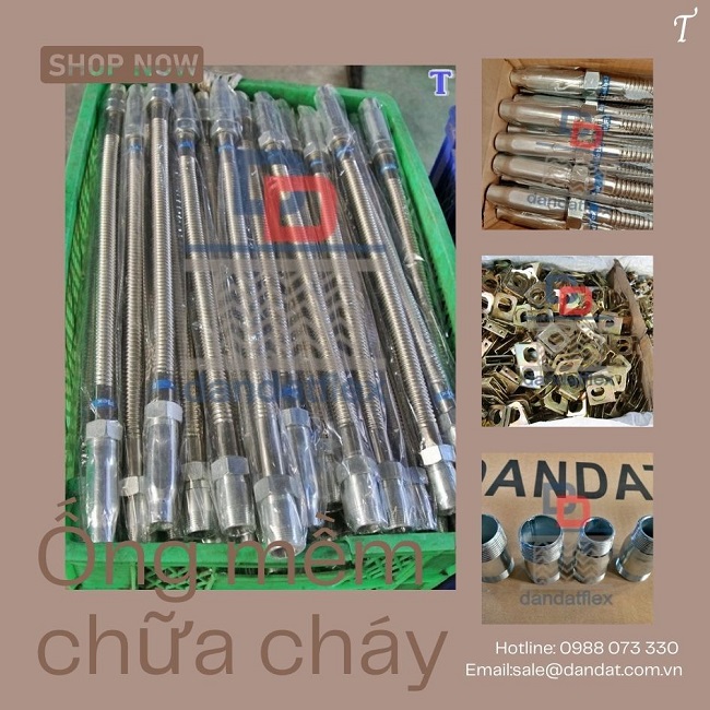 Dây mềm nối đầu phun sprinkler, ống mềm sprinkler PCCC, ống mềm cho đầu phun chữa cháy