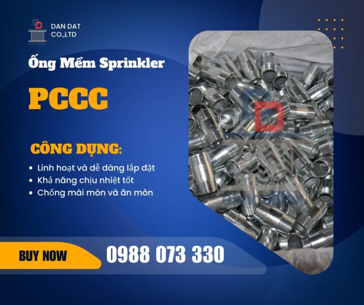 Giá Ống Mềm Sprinkler 2025 | Ống Mềm Sprinkler Dân Đạt | Ống Nối Mềm Đầu Phun Sprinkler