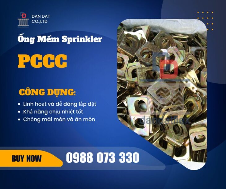 Giá Ống Mềm Sprinkler 2025 | Ống Mềm Sprinkler Dân Đạt | Ống Nối Mềm Đầu Phun Sprinkler