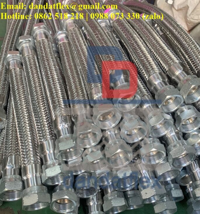 Ống mềm thủy lực bọc lưới inox, Ống mềm thủy lực inox, Dây dầu thủy lực bọc lưới, Ống thủy lực chịu