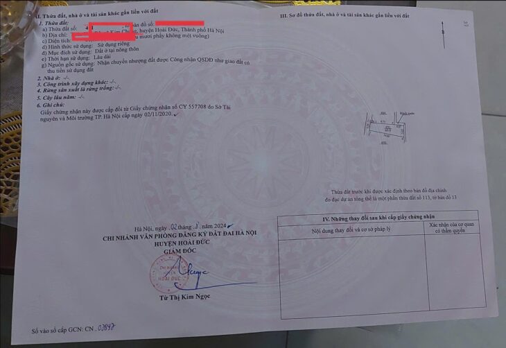 B-Á-N ĐẤT CHÍNH CHỦ TẠI XÃ KIM KIM CHUNG- HOÀI ĐỨC, OTO CON QUA NHÀ, NGÕ THÔNG, LH 0988 182 160