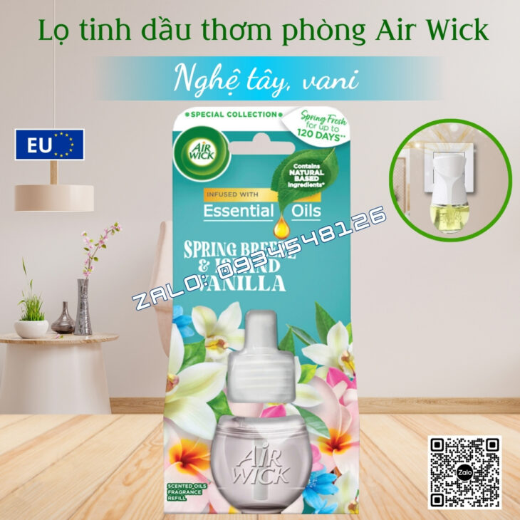 LỌ TINH DẦU THIÊN NHIÊN CAO CẤP AIR WICK 19ML, THƠM PHÒNG, HỖ TRỢ KHỬ MÙI, NHẬP KHẨU CHÍNH HÃNG