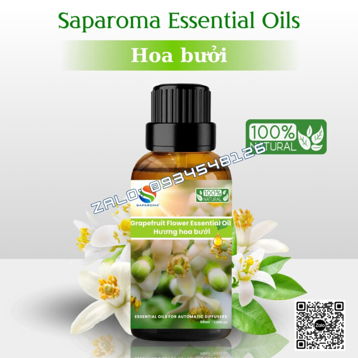 TINH DẦU THIÊN NHIÊN NGUYÊN CHẤT SAPAROMA 50ML, THƠM PHÒNG, HỖ TRỢ KHỬ MÙI, XUA ĐUỔI MUỖI, CÔN TRÙNG