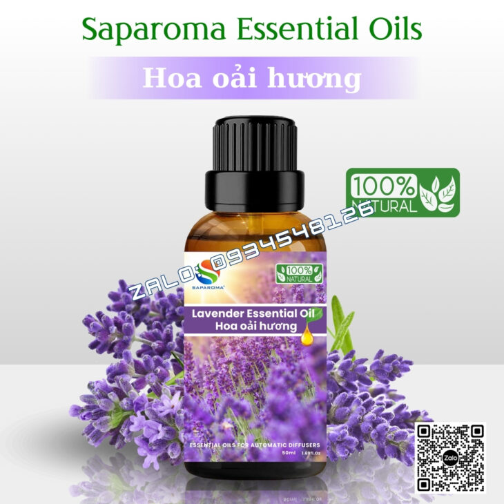 TINH DẦU THIÊN NHIÊN NGUYÊN CHẤT SAPAROMA 50ML, THƠM PHÒNG, HỖ TRỢ KHỬ MÙI, XUA ĐUỔI MUỖI, CÔN TRÙNG