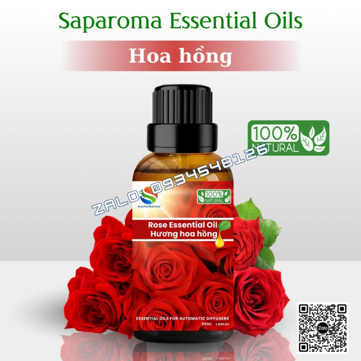 TINH DẦU THIÊN NHIÊN NGUYÊN CHẤT SAPAROMA 50ML, THƠM PHÒNG, HỖ TRỢ KHỬ MÙI, XUA ĐUỔI MUỖI, CÔN TRÙNG