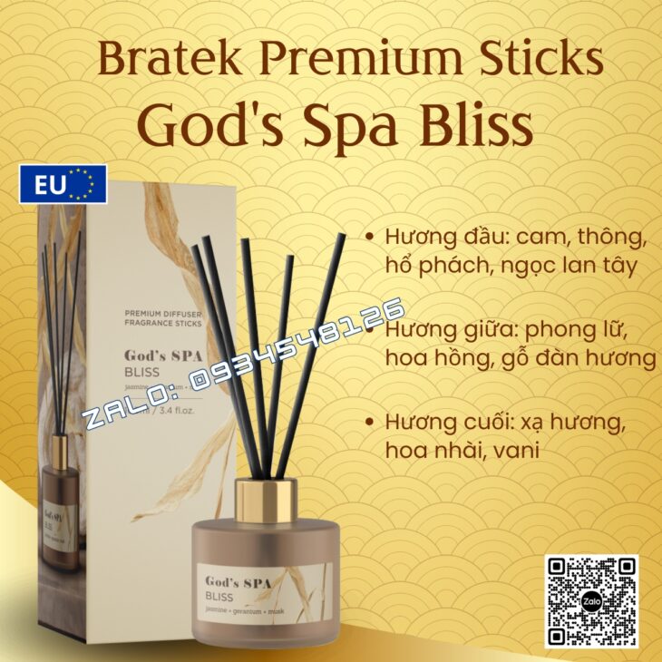 TINH DẦU TÁN HƯƠNG QUE MÂY BARTEK 100ml, TINH DẦU NƯỚC HOA THƠM PHÒNG, KHỬ MÙI, NHẬP KHẨU CHÍNH HÃNG