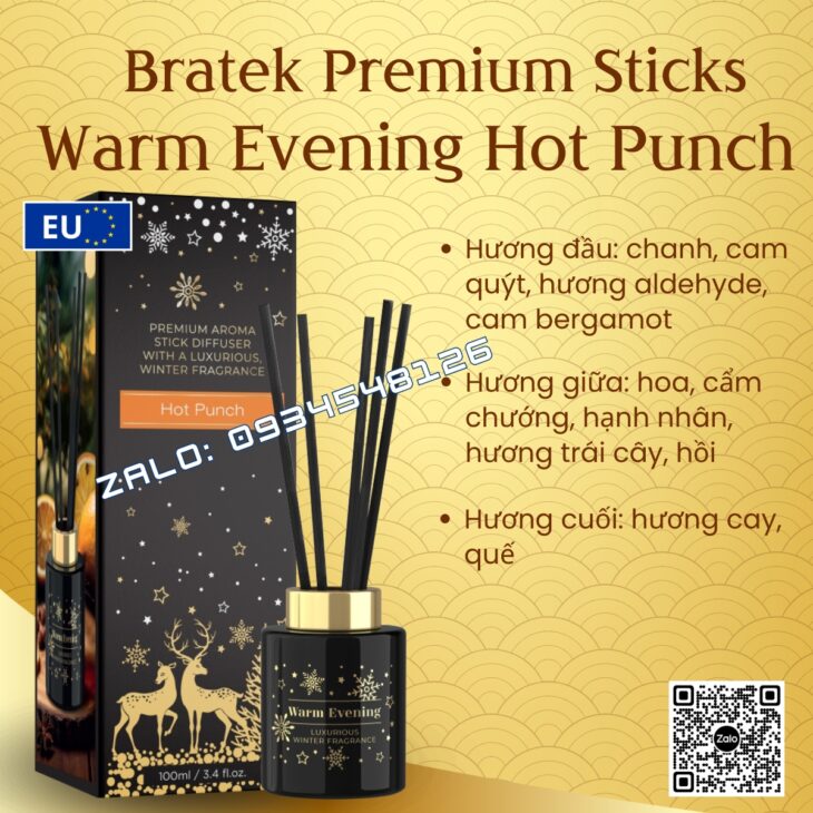 TINH DẦU TÁN HƯƠNG QUE MÂY BARTEK 100ml, TINH DẦU NƯỚC HOA THƠM PHÒNG, KHỬ MÙI, NHẬP KHẨU CHÍNH HÃNG