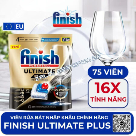 VIÊN RỬA BÁT FINISH NHẬP KHẨU CHÂU ÂU – GIẢI PHÁP HOÀN HẢO CHO BÁT ĐĨA SẠCH BONG, SÁNG BÓNG