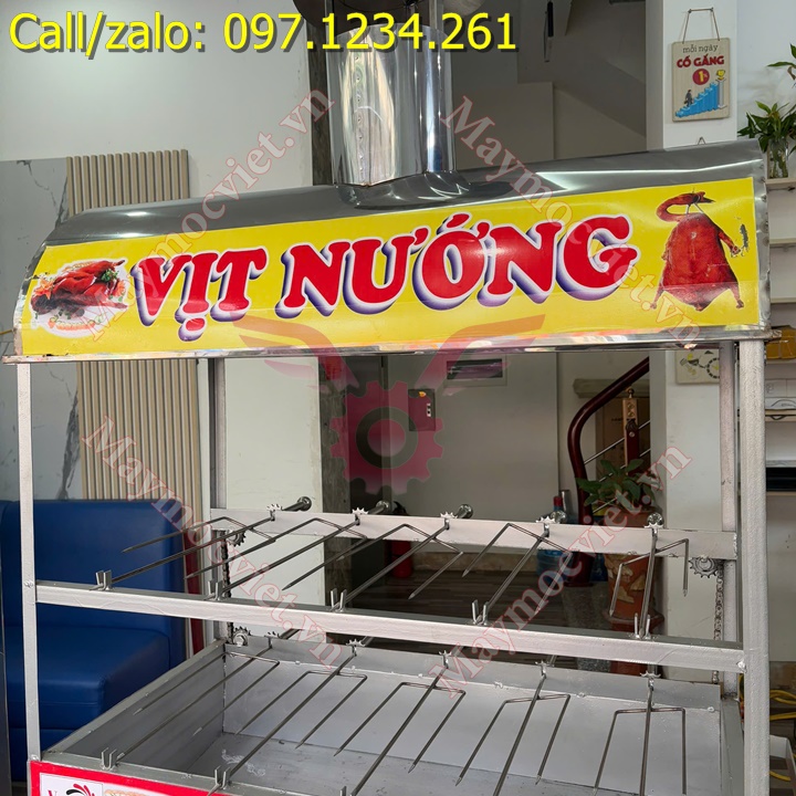 Xe quay vịt 2 tầng Turbo TBX210 giá rẻ