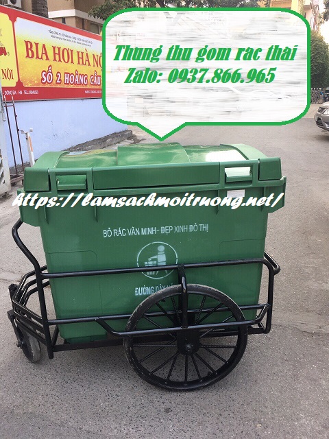 bán thùng thu gom rác thải tại nhà, thùng thu gom rác 1100l tại chung cư, xe gom rác tại