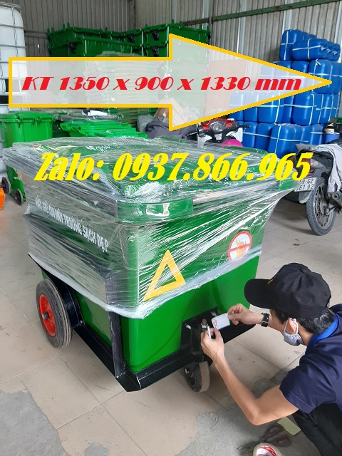 bán thùng thu gom rác thải tại nhà, thùng thu gom rác 1100l tại chung cư, xe gom rác tại