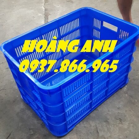 Địa chỉ mua sóng nhựa HS012, sọt nhựa rỗng kích thước 505*350*310mm