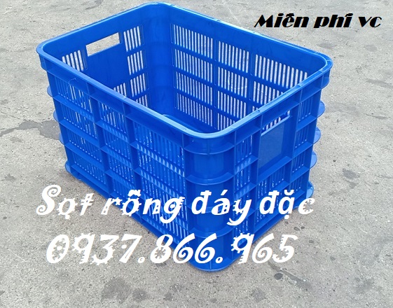 Địa chỉ mua sóng nhựa HS012, sọt nhựa rỗng kích thước 505*350*310mm