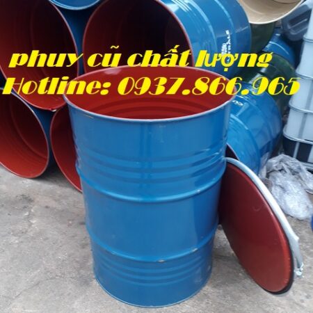 Bán phuy cũ tái sử dụng, phuy cũ giá rẻ, phuy cũ, phi sắt, phi mới, bán phuy sắt, thùn