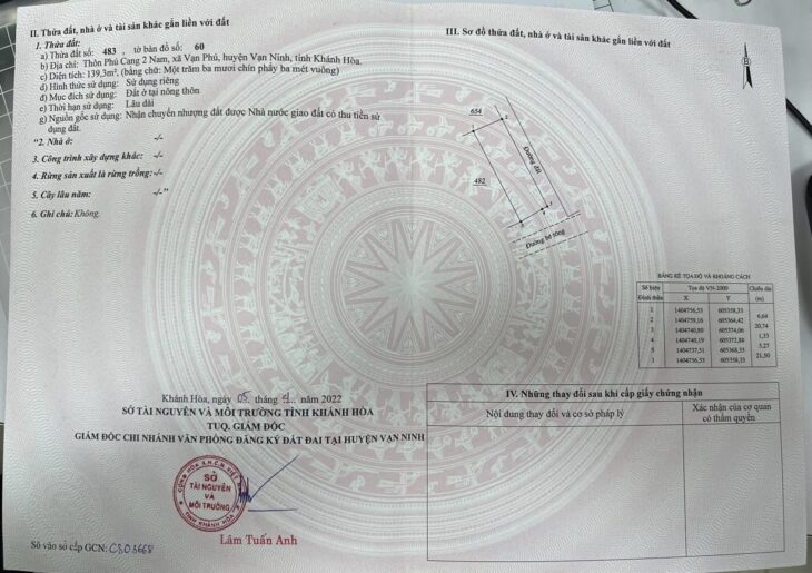 Đón đầu quy hoạch Bắc Vân Phong – Sở hữu ngay đất nền sổ đỏ giá đầu tư cực tốt LH ngay 0905.272.789