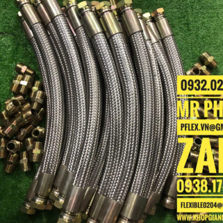 ống thủy lực bọc lưới inox-ống tuy ô thủy lực bọc lưới-dây mềm thủy lực bọc lưới inox
