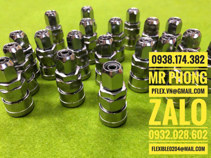 Đầu nối nhanh khí nén inox 304-Đầu nối nhanh khí nén SP-PP/SH-PH/SM-PM/SF- Khớp nối nhanh khí nén