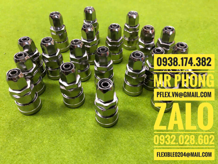 Đầu nối nhanh khí nén inox 304-Đầu nối nhanh khí nén SP-PP/SH-PH/SM-PM/SF- Khớp nối nhanh khí nén