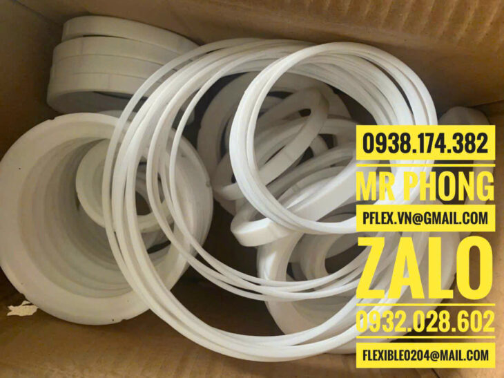 ron PTFE – gioăng PTFE – ron PTFE mặt bích – ron mặt bích PTFE – ron chịu hóa chất PTFE