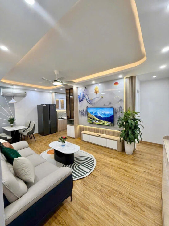 Bán Căn hộ chung cư Toà Rice City Tây Nam Linh Đàm – Quận Hoàng Mai, 58m2 x 2 ngủ, sổ đỏ cc, full