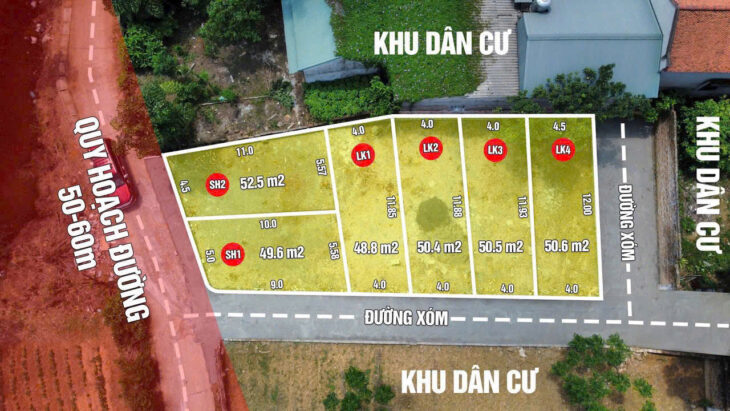 cc cần bán DT 48,8m đất tại tân tiến CM giá 1,3x ty ô tô đỗ cửa