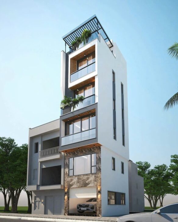 Bán nhà xây mới Song Phương, 4.5 tầng,57m2, thang máy, Song Phương, Hoài Đức, Hà Nội