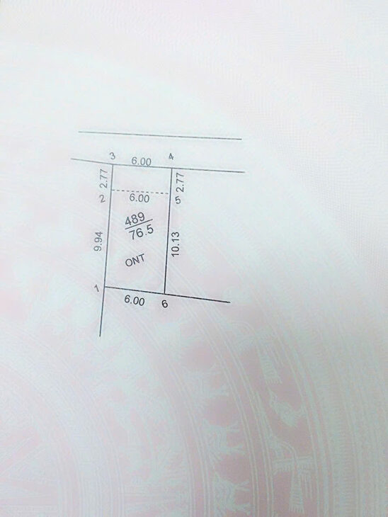 LÔ ĐẤT RƠI TIỀN LÀ THẮNG DT 76,5 M – TẠI THANH TRIS MINH PHÚ SS