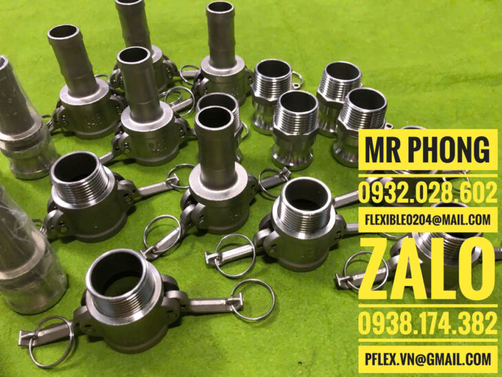 khớp nối nhanh inox – khớp nối nhanh inox camlock-khớp nối nhanh bằng inox