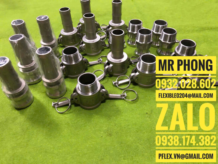 khớp nối nhanh inox – khớp nối nhanh inox camlock-khớp nối nhanh bằng inox