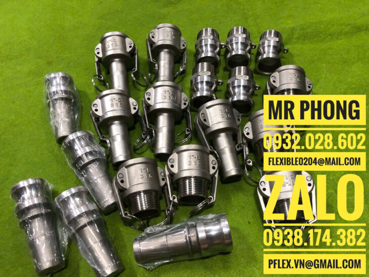 khớp nối nhanh inox – khớp nối nhanh inox camlock-khớp nối nhanh bằng inox