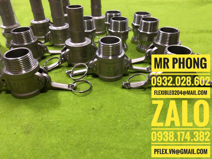 khớp nối nhanh inox – khớp nối nhanh inox camlock-khớp nối nhanh bằng inox