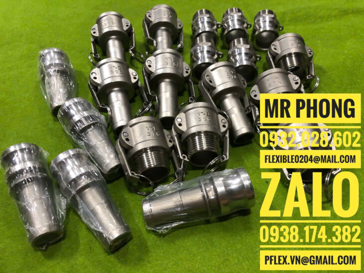 khớp nối nhanh inox – khớp nối nhanh inox camlock-khớp nối nhanh bằng inox