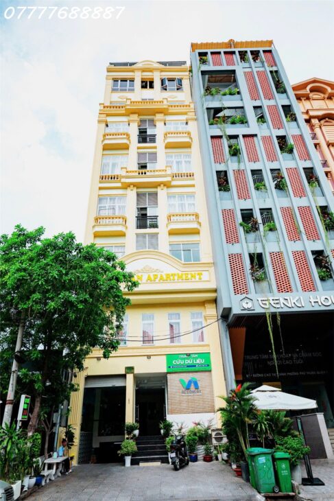 7%/năm Tòa Nhà Căn Hộ Dịch Vụ 50P HĐT 300tr/T 8 Tầng Mt Đường 24m Q7
