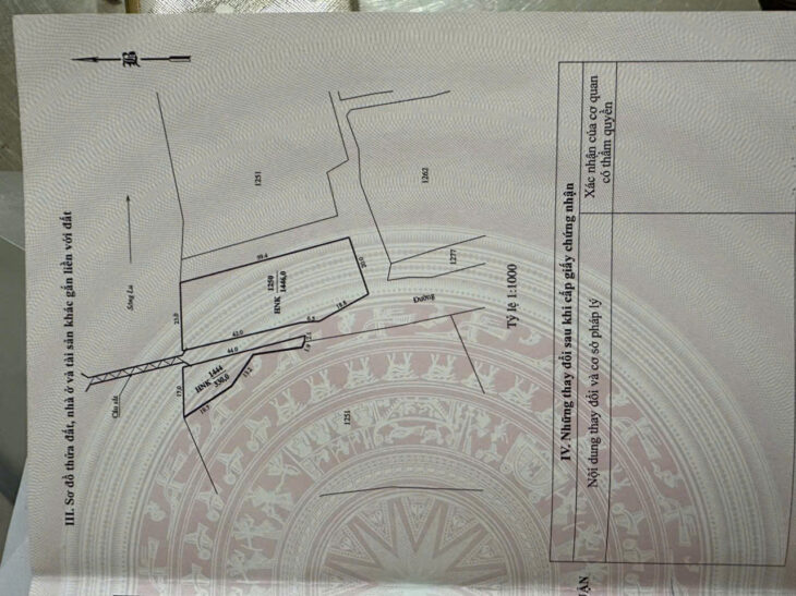 ???? 290 TRIỆU – BÁN GẤP 1.776M² ĐẤT NÔNG NGHIỆP – MẶT SÔNG, ĐƯỜNG Ô TÔ ĐẾN ĐẤT ???? ???? Vị trí: • Đất