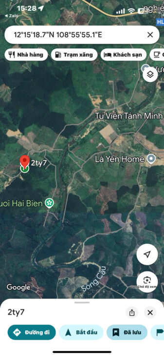 BÁN LÔ ĐẤT THÔN TÂY NAM, XÃ SÔNG CẦU, HUYỆN KHÁNH VĨNH, KHÁNH HOÀ.