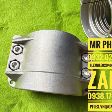 Cùm kẹp khớp nối nhanh vi sinh – Cùm kẹp clamp inox vi sinh-Cùm Kẹp Inox 304