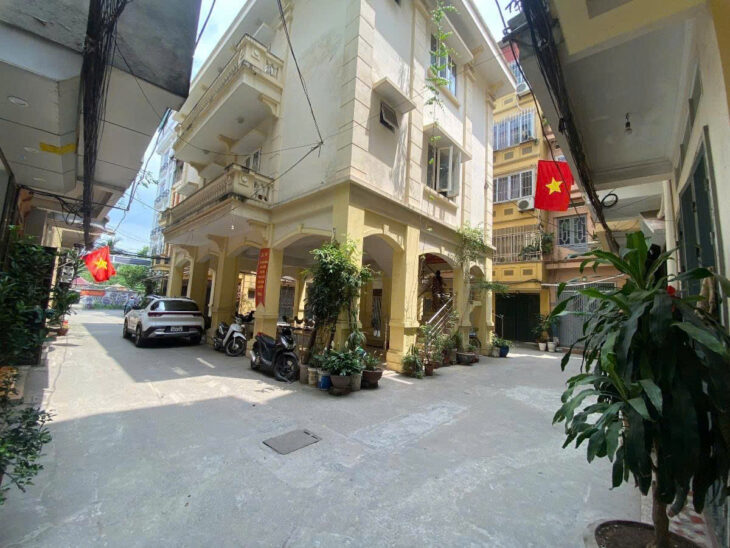 bán nhà BÙI XƯƠNG TRẠCH, 119m, ngõ thông, 2 ô tô tránh, mặt tiền khủng 9.7m, 5 tầng, 28 tỷ