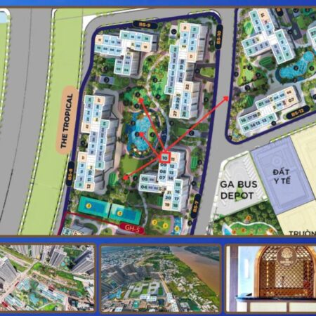 CĂN 2PN+ KHU BS, VIEW 2 HỒ BƠI VÀ NỘI KHU, TẦNG CAO THOÁNG MÁT, KÍ TRỰC TIẾP CĐT, GIÁ CHỈ 3TỶ457