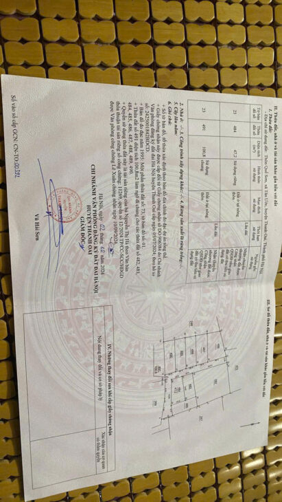 CẦN BÁN LÔ GÓC TÂN ƯỚC – THANH OAI – HÀ NỘI