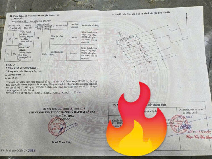 MUA LÀ LÃI LÃI TÀI CHÍNH NHỈNH 1TỶXX – Kim Đường, Ứng Hoà , Hà Nội