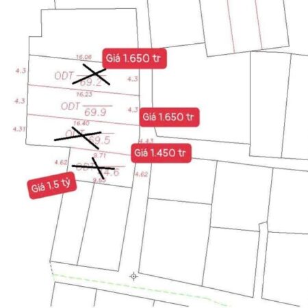 📣 em thừa 1 lô số 2 – giá cực mềm chỉ 1,65 tỷ 📣