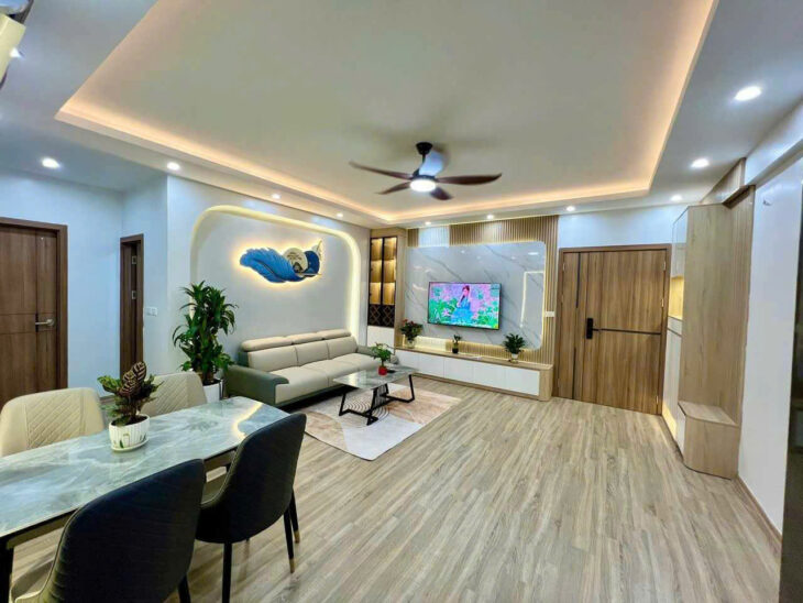 Bán căn hộ tòa Nơ 5 Pháp Vân, sổ đỏ, 82.3m2, 3 ngủ, giá chỉ 4 tỷ mấy chục