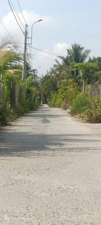 Bán Đất Mỹ Tho 5x31m có 80m thổ cư Đường Đoàn Thị Nghiệp vô xíu Giá bán 550tr
