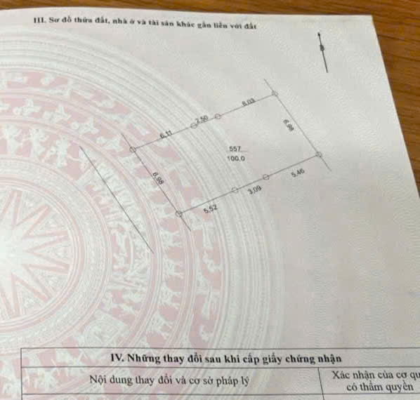 Bán 100m đất thôn Đồng Vỡ, Thanh Lâm, Mê Linh. Gần KCN Quang Minh, oto đỗ